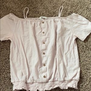 off the shoulder summer shirt